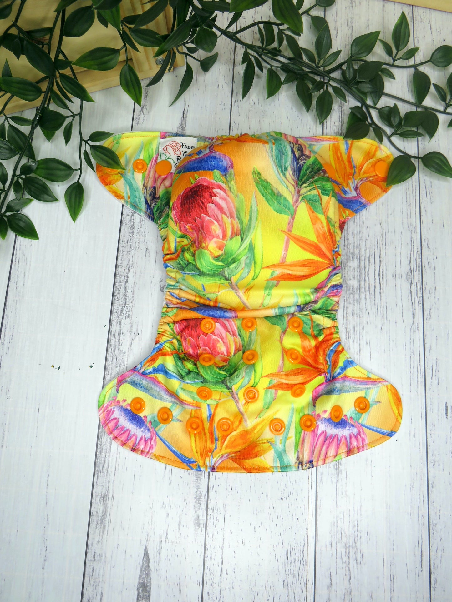 Aussie Floral - PUL - Newborn