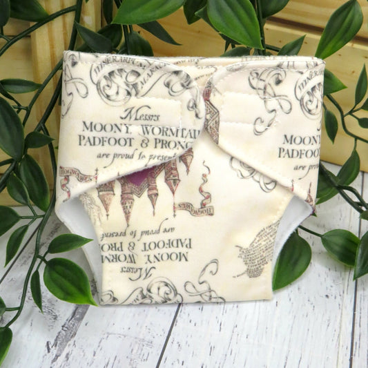 Magical Map - PUL - Doll Nappy