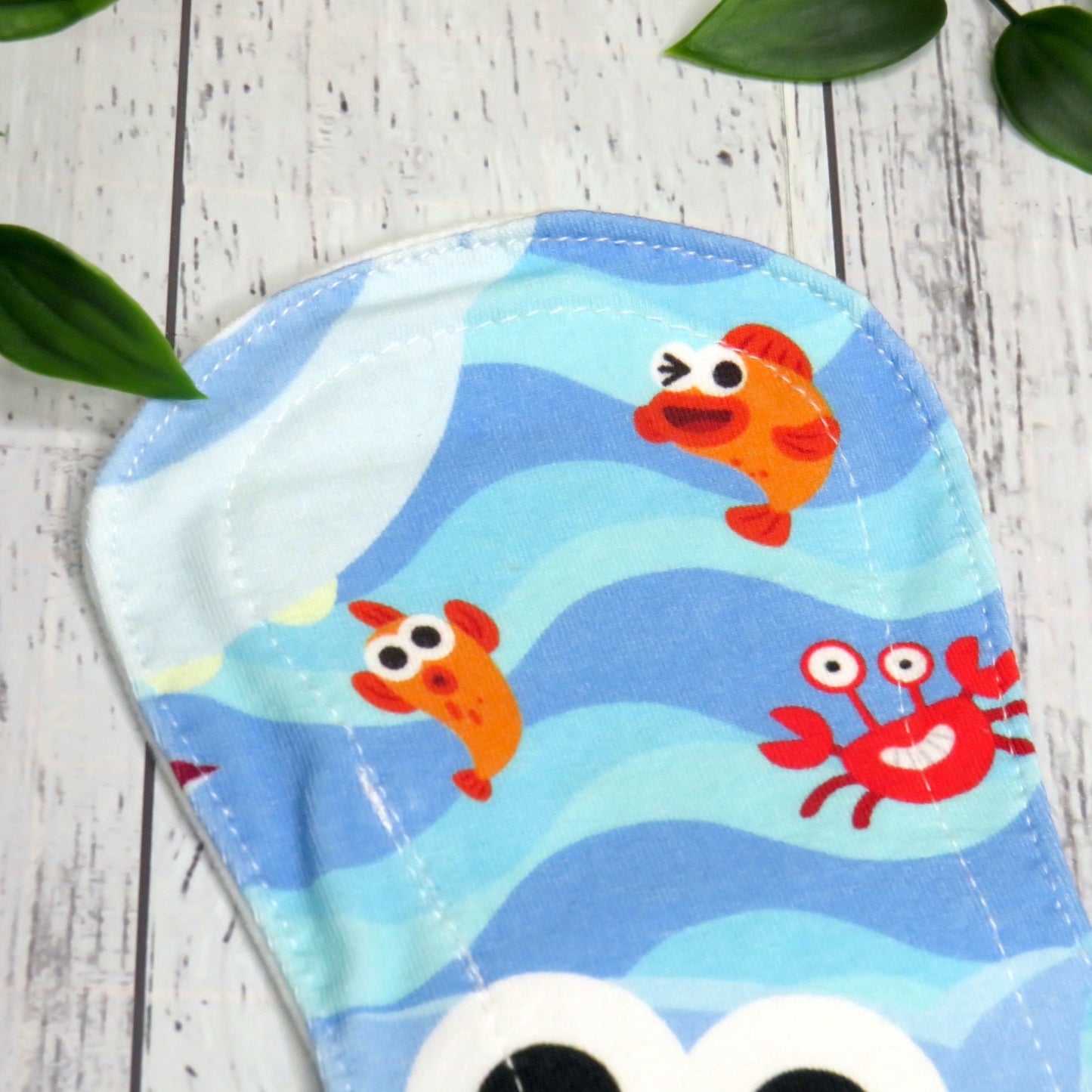 Baby Shark - Moderate Cloth Pad - 12 Inch - Cotton Lycra