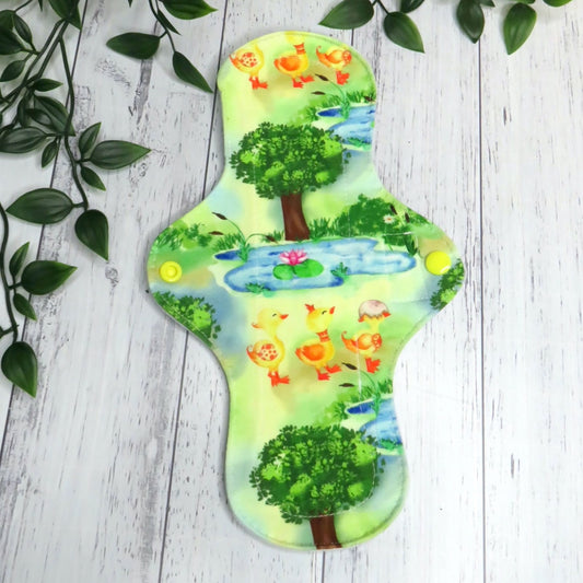 Pond Days - Moderate Cloth Pad - 10 Inch - Cotton Lycra