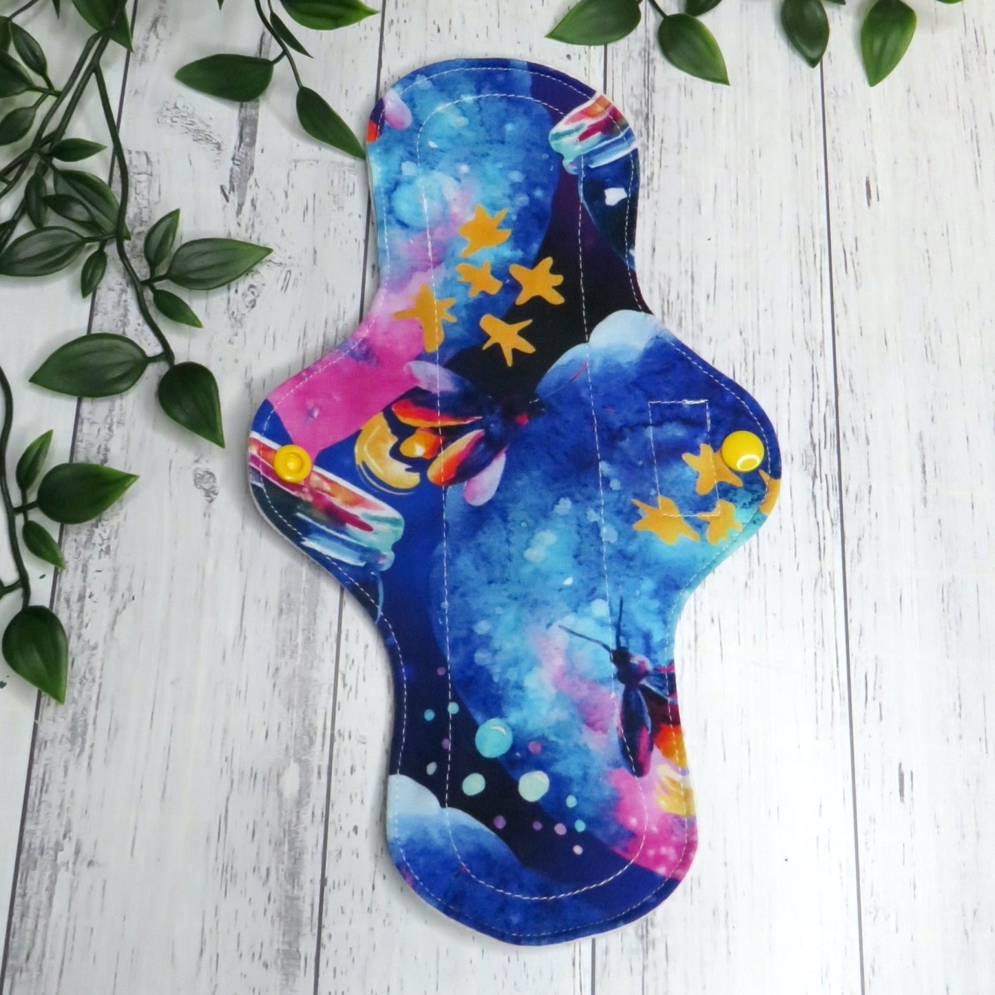 Fireflies - Moderate Cloth Pad - 10 Inch - Cotton Lycra