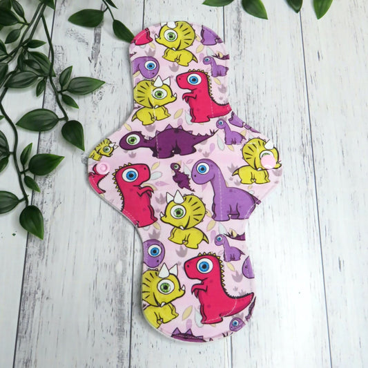 Purple Rawr - Moderate Cloth Pad - 10 Inch - Cotton Lycra