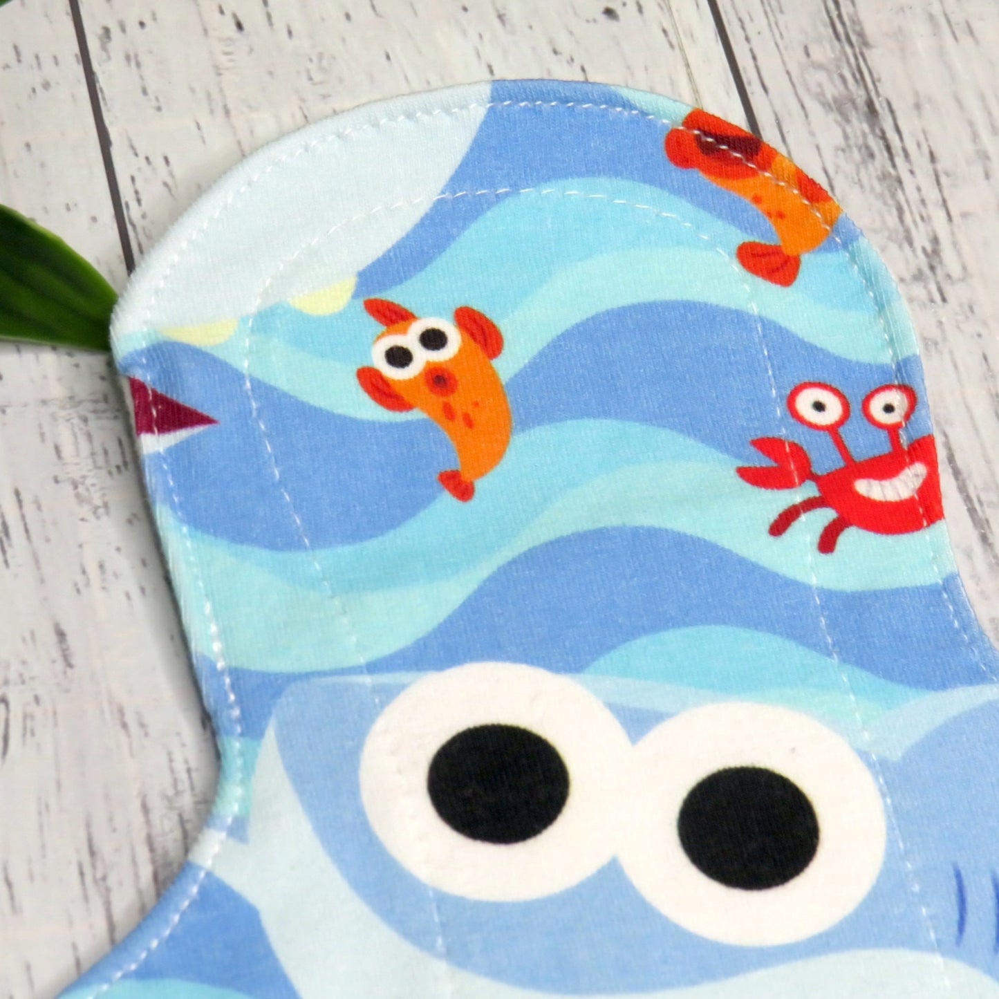 Baby Shark - Moderate Cloth Pad - 10 Inch - Cotton Lycra