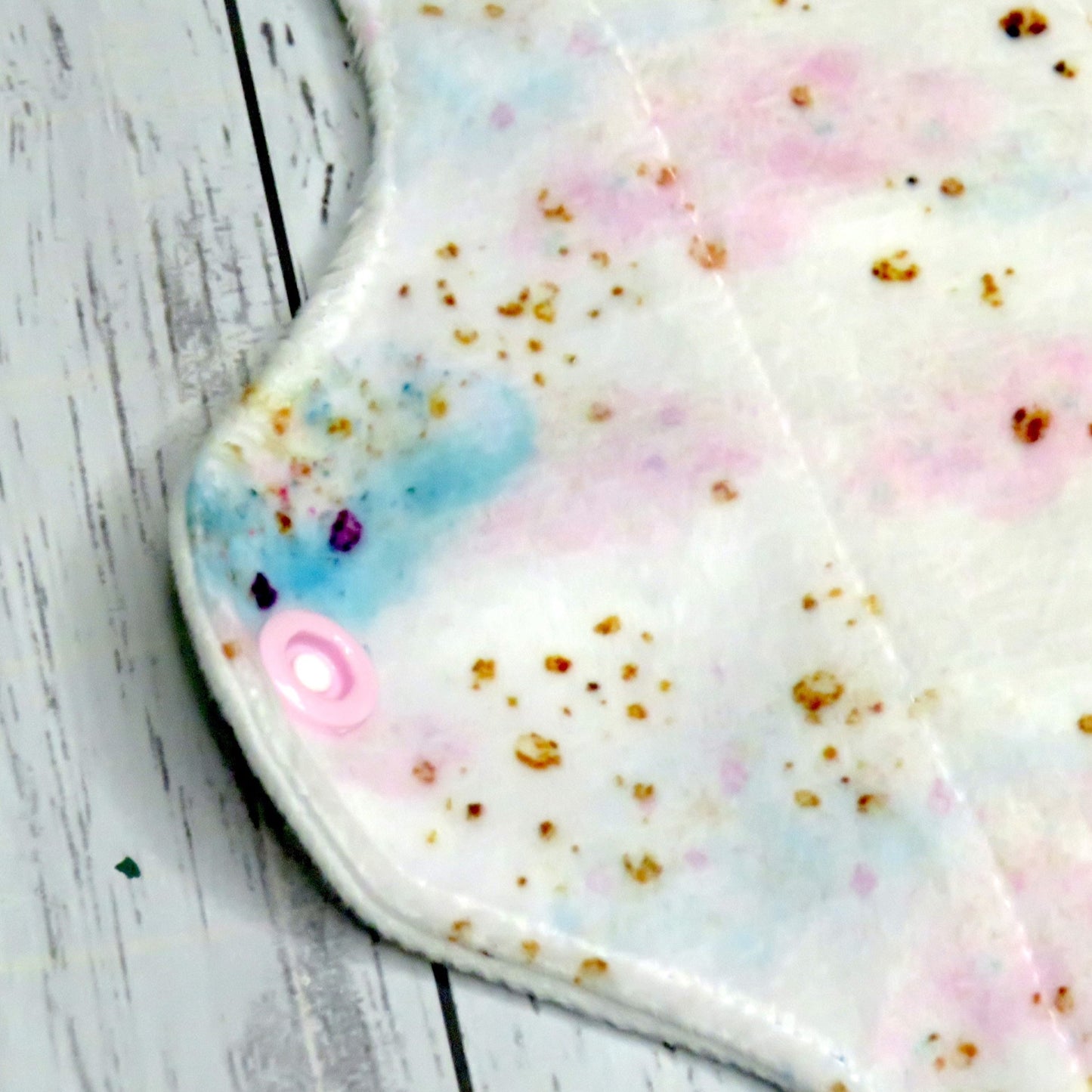 Rainbow Clouds - Heavy Cloth Pad - 10 Inch - Minky