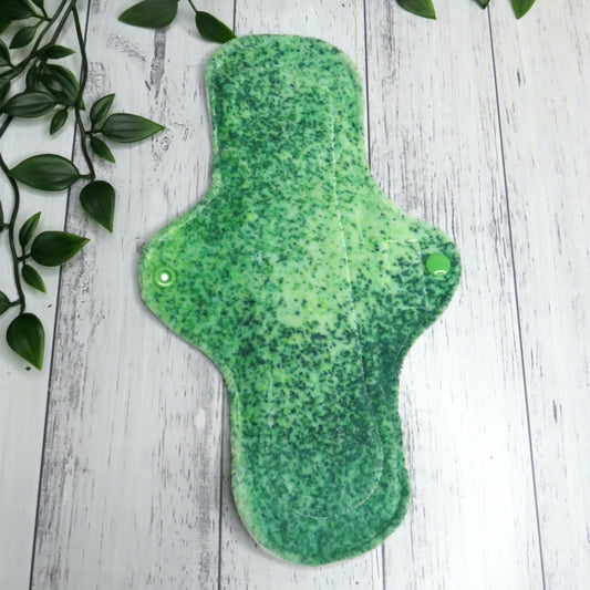 Green Confetti - Heavy Cloth Pad - 10 Inch - Velour