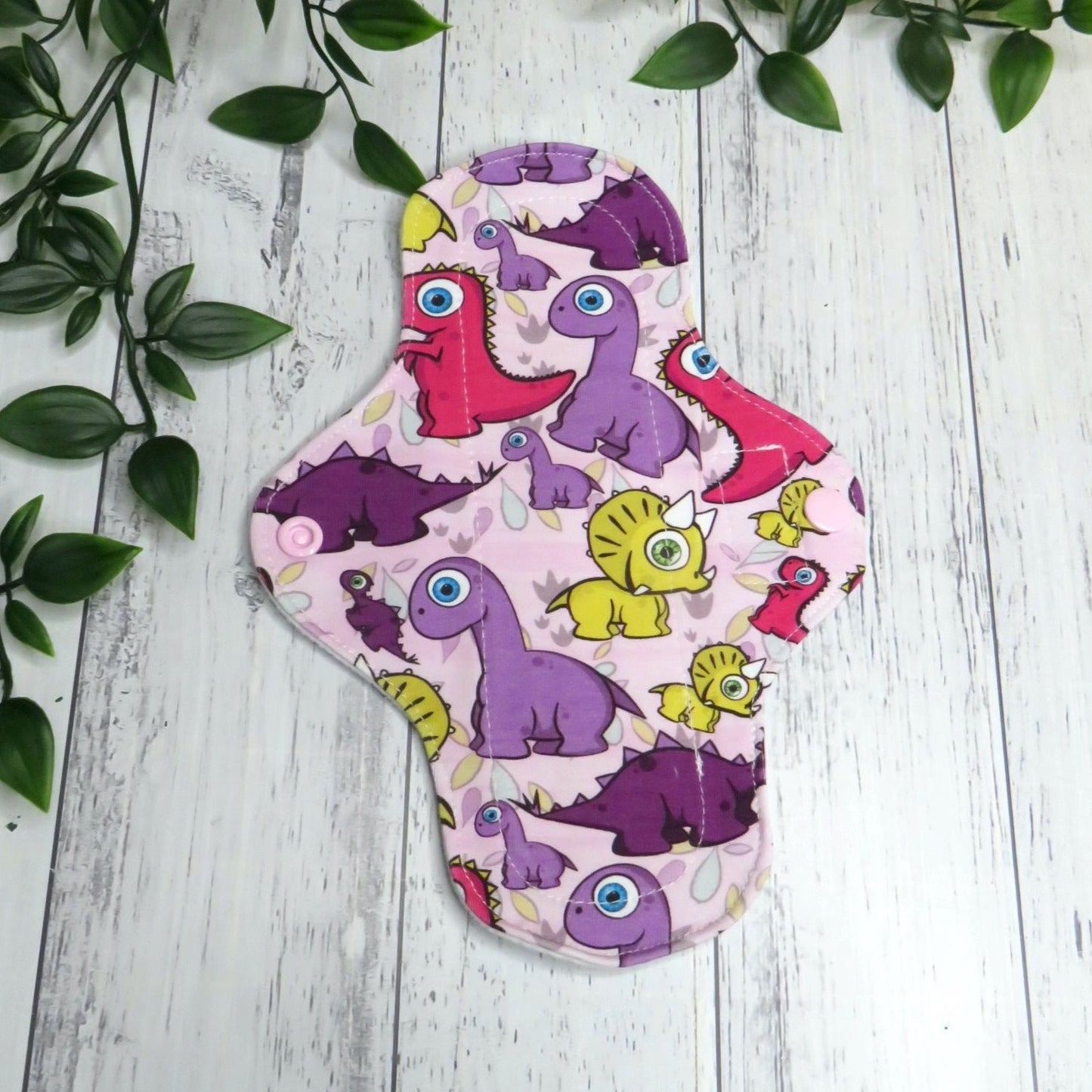 Purple Rawr - Moderate Cloth Pad - 8 Inch - Cotton Lycra