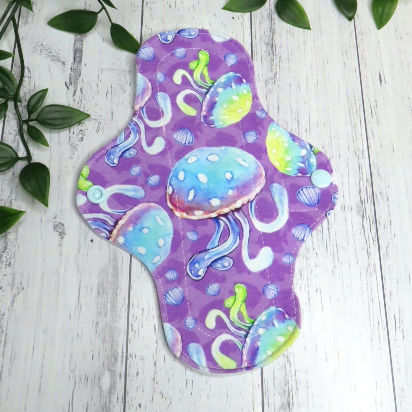 Purple Jellies - Moderate Cloth Pad - 8 Inch - Cotton Lycra