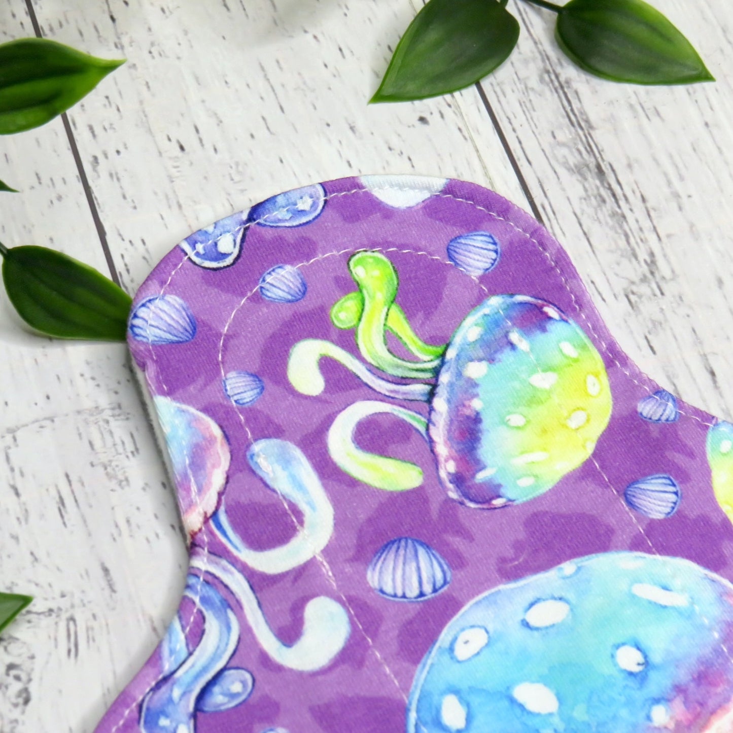 Purple Jellies - Moderate Cloth Pad - 8 Inch - Cotton Lycra