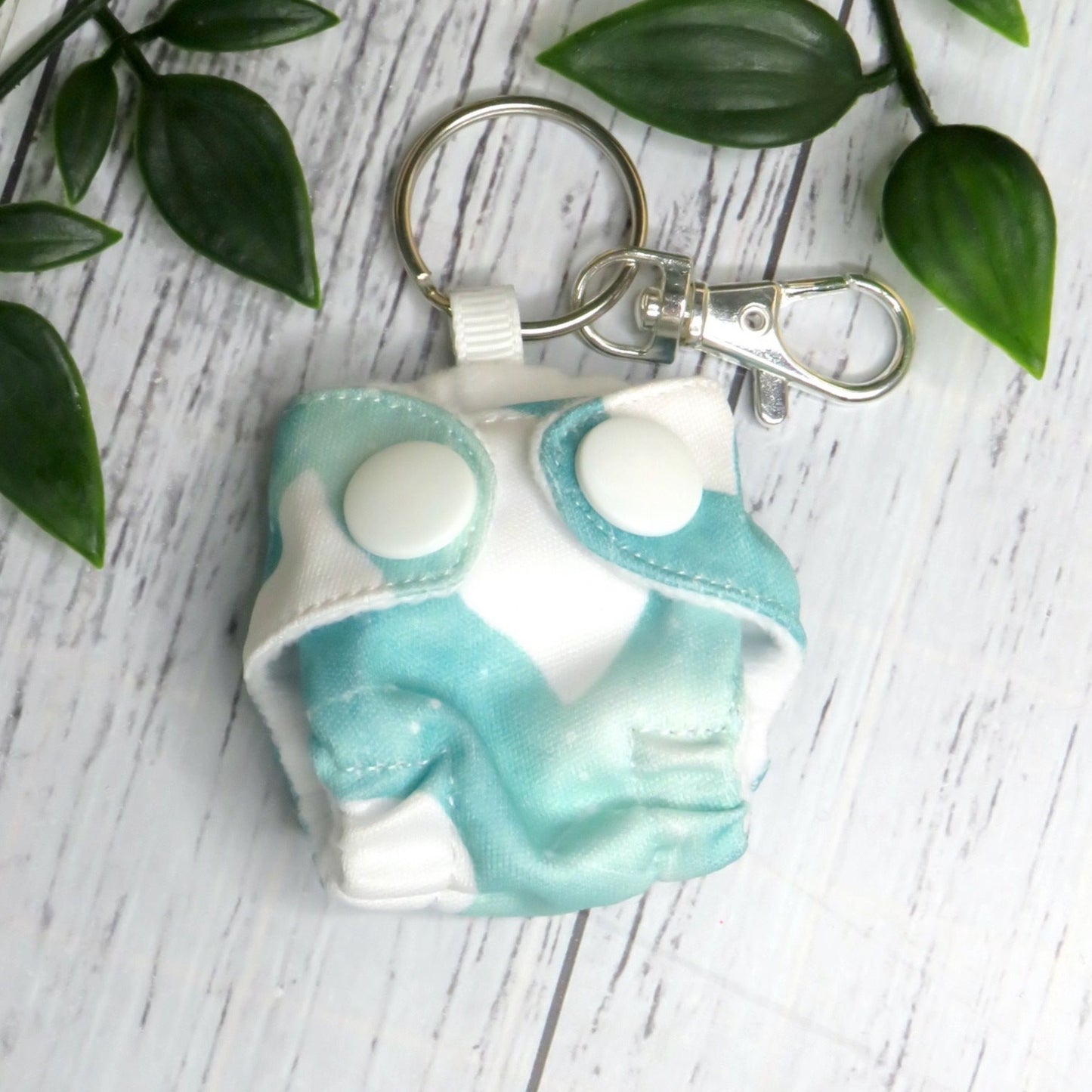 Aquamarine Moon - Key Chain