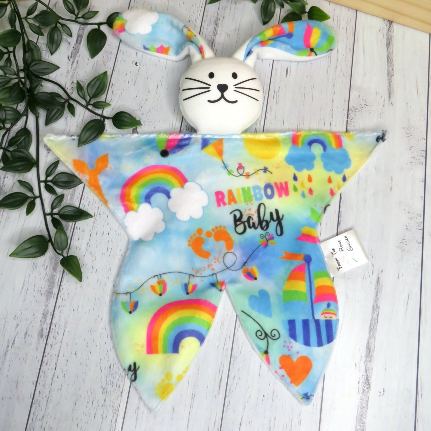 Rainbow - Bunny Comforter