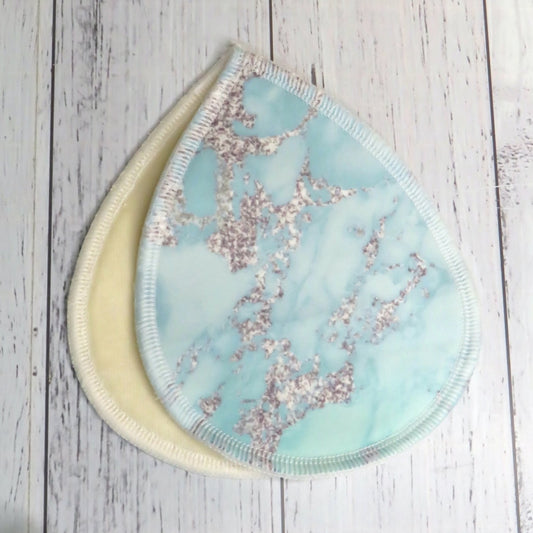 Ocean Marble - Breast Pads - PUL