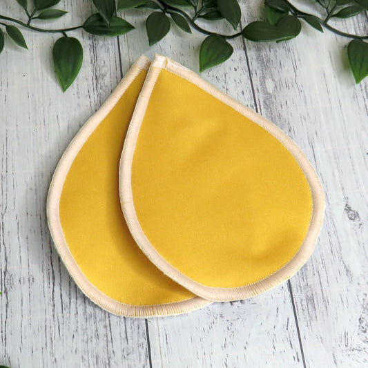 Mustard Yellow - Breast Pads - PUL