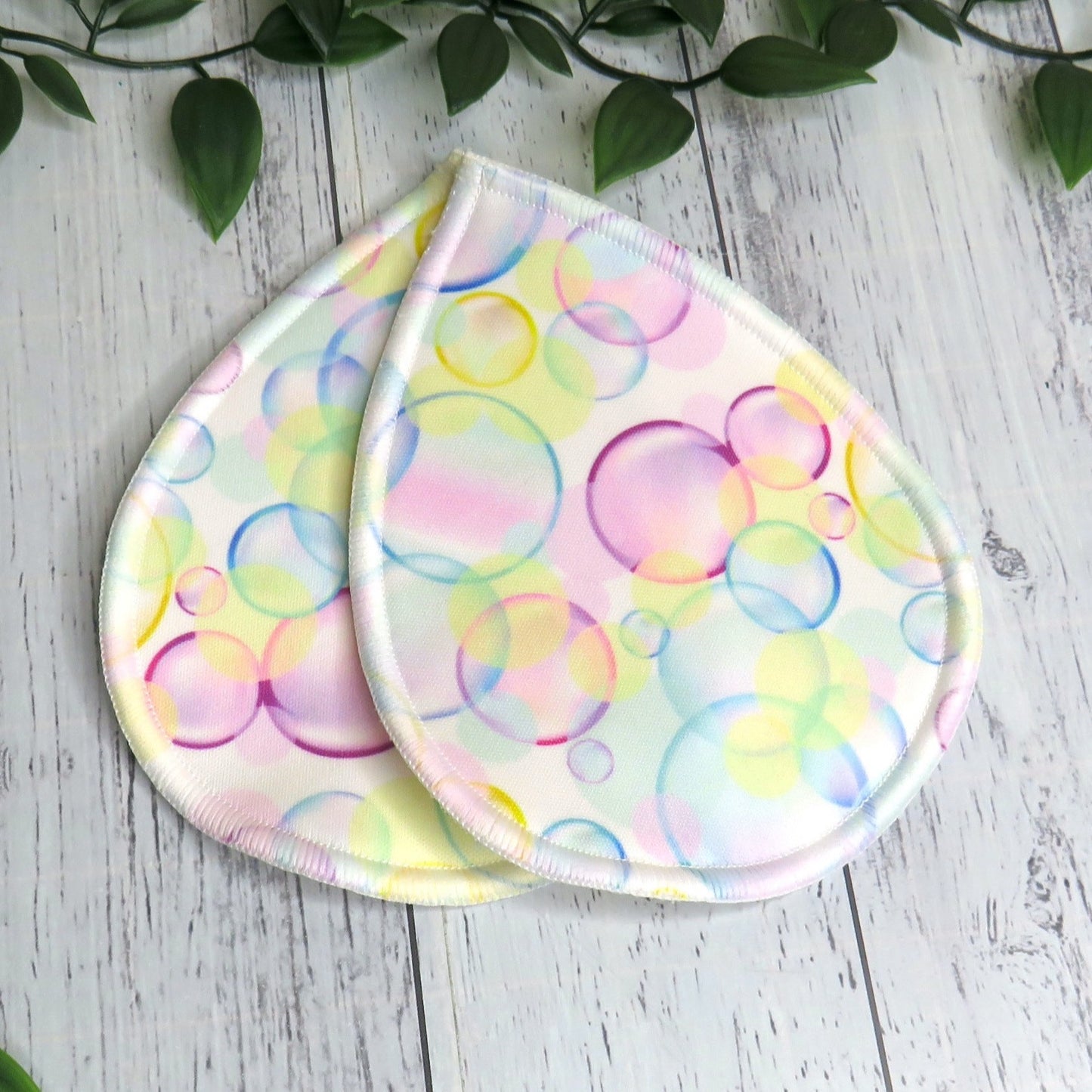 Rainbow Bubbles - Breast Pads - PUL