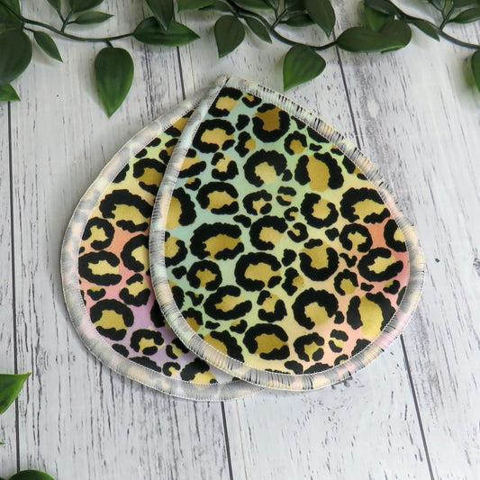 Pastel Leopard - Breast Pads - PUL