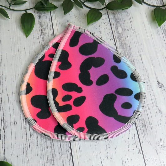 Rainbow Leopard - Breast Pads - PUL