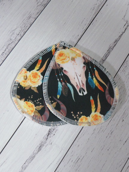 Boho Skulls - Breast Pads - PUL