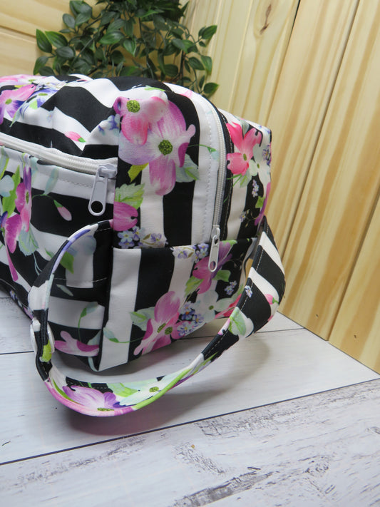 Floral Stripes - Nappy Pod