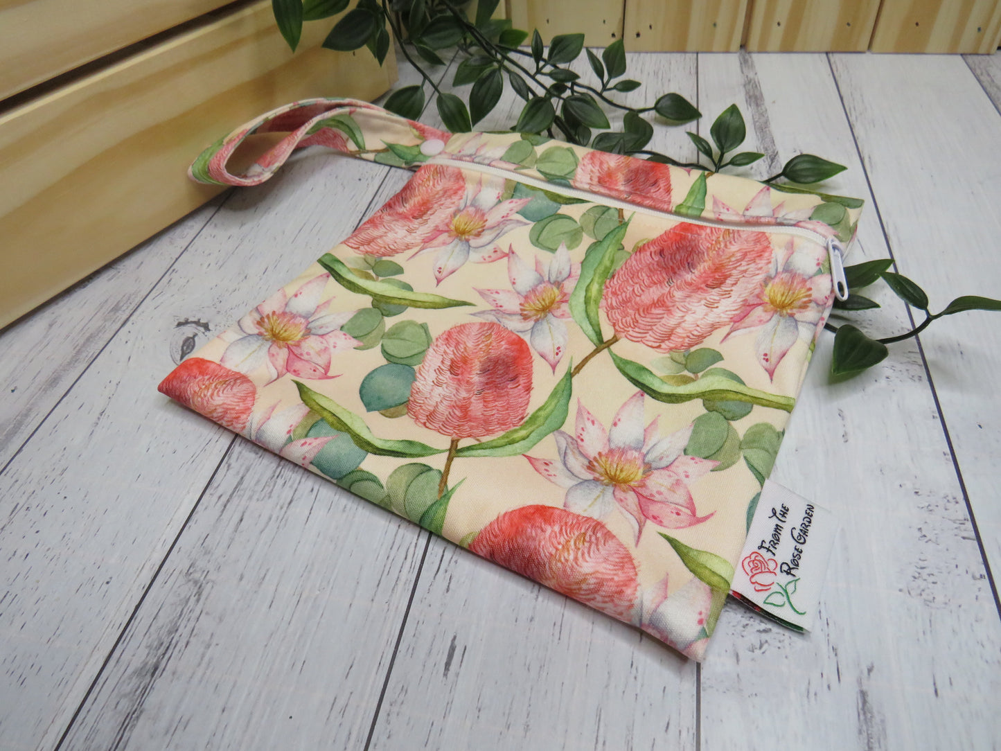 Blushing Banksia - Mini Wetbag