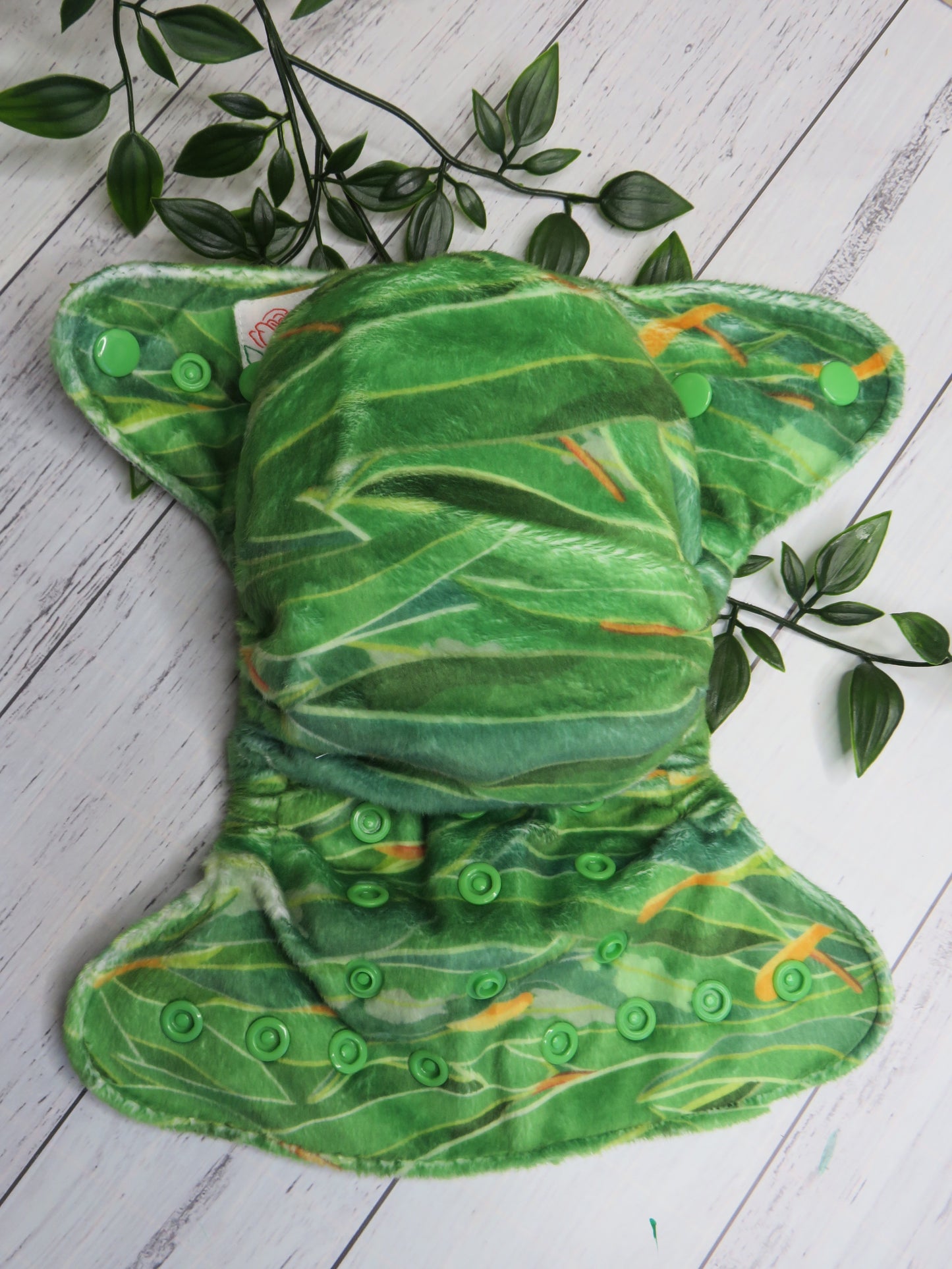 Gum Leaves - Minky - Newborn