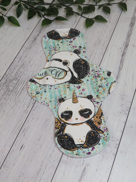 Rude Pandas - Heavy Cloth Pad - 10 Inch - Cotton Lycra