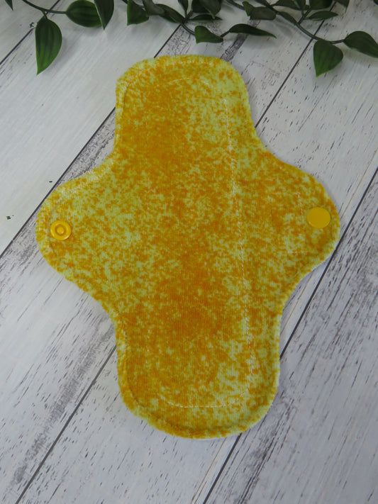 Yellow Confetti - Moderate Cloth Pad - 8 Inch - Velour