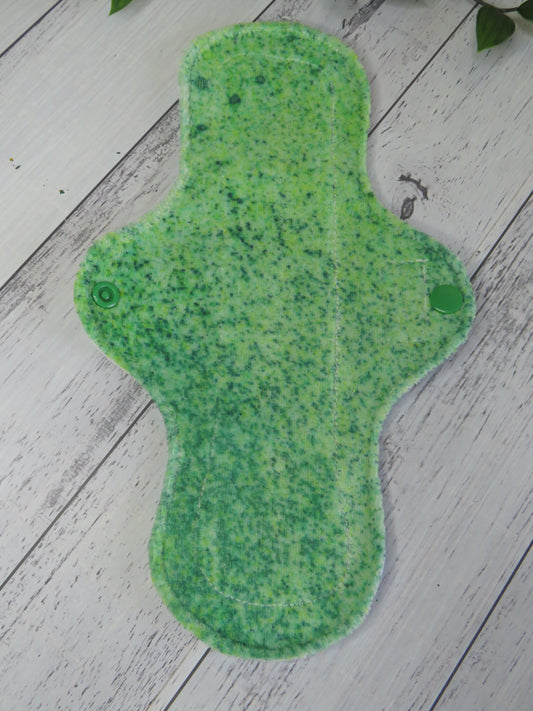 Green Confetti - Moderate Cloth Pad - 10 Inch - Velour