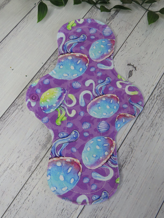 Purple Jellies - Moderate Cloth Pad - 10 Inch - Cotton Lycra