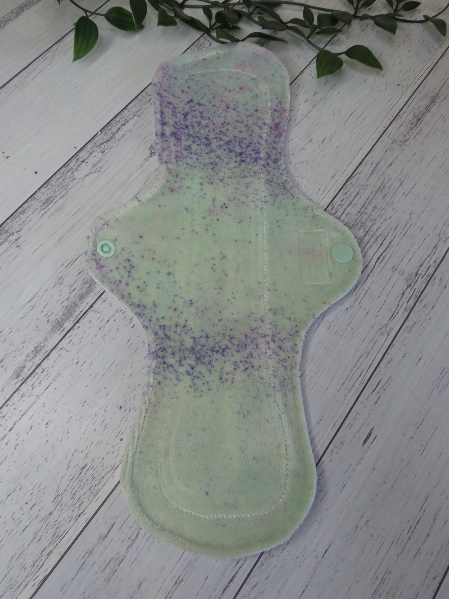 Purple Confetti - Moderate Cloth Pad - 12 Inch - Velour