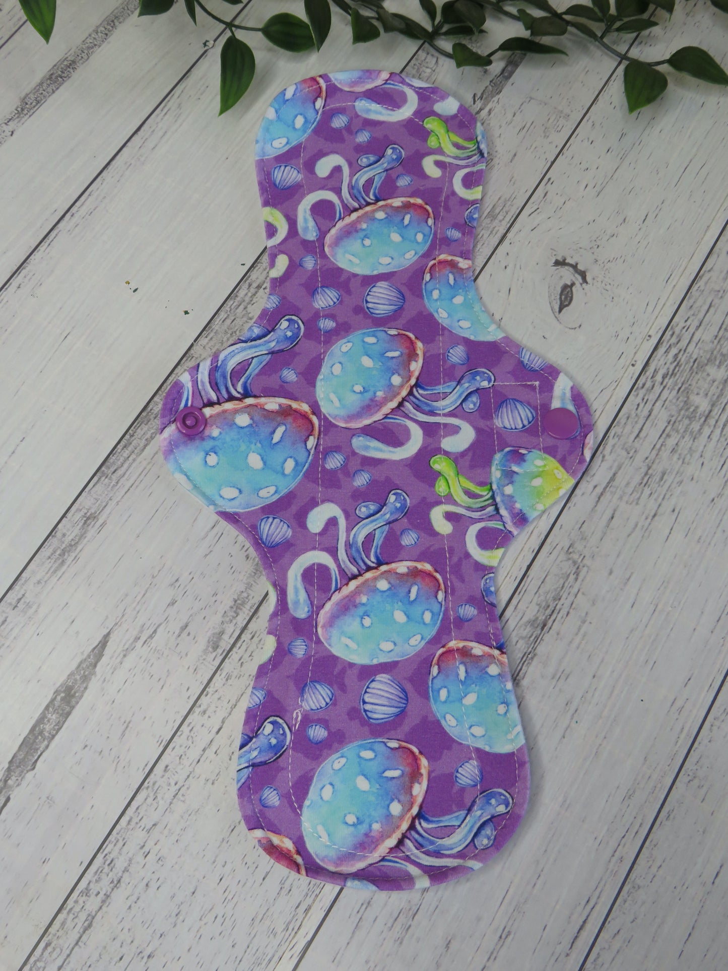 Purple Jellies - Moderate Cloth Pad - 12 Inch - Cotton Lycra