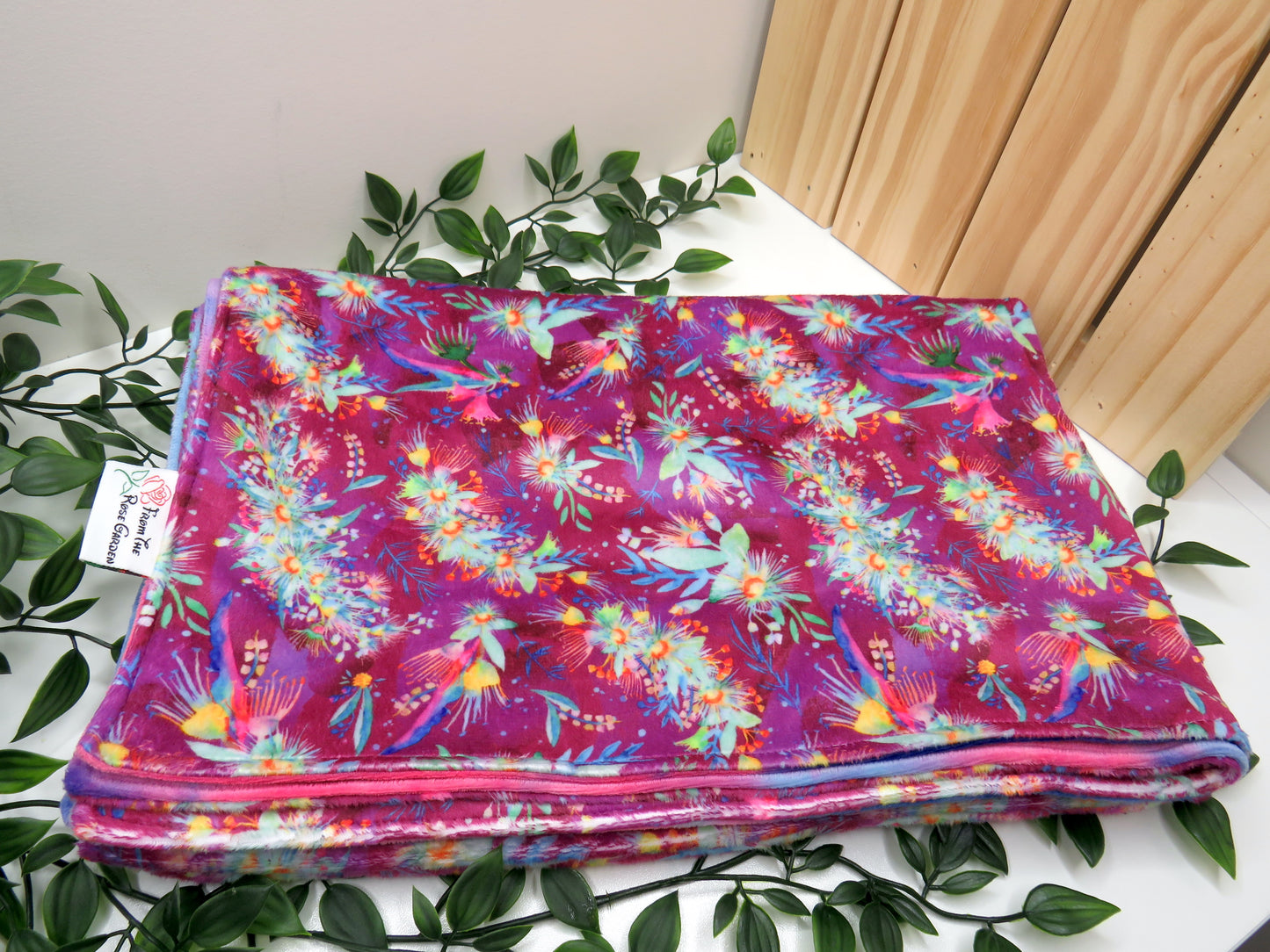 Floral Blossom - Minky Blanket