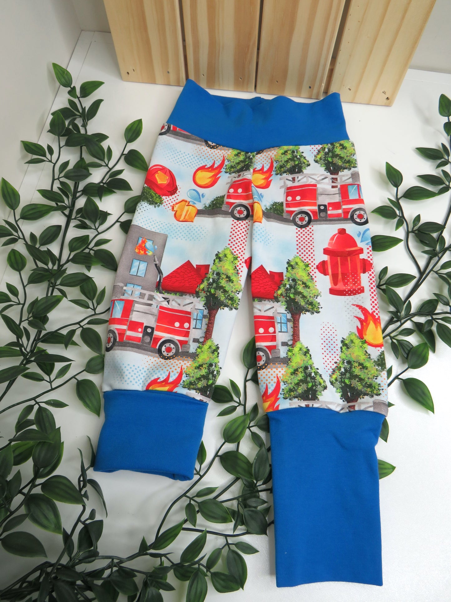 Fire Truck - Small Forever Fit Pants